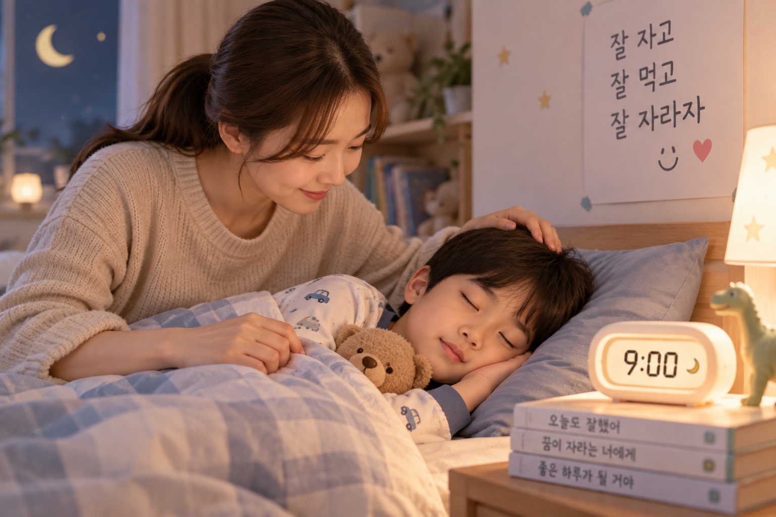 따뜻한 엄마의 굿나잇 인사