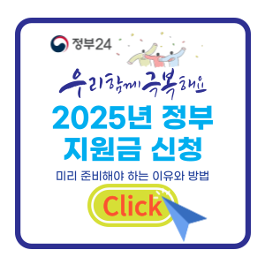 2025년 하반기 각종 정부지원금