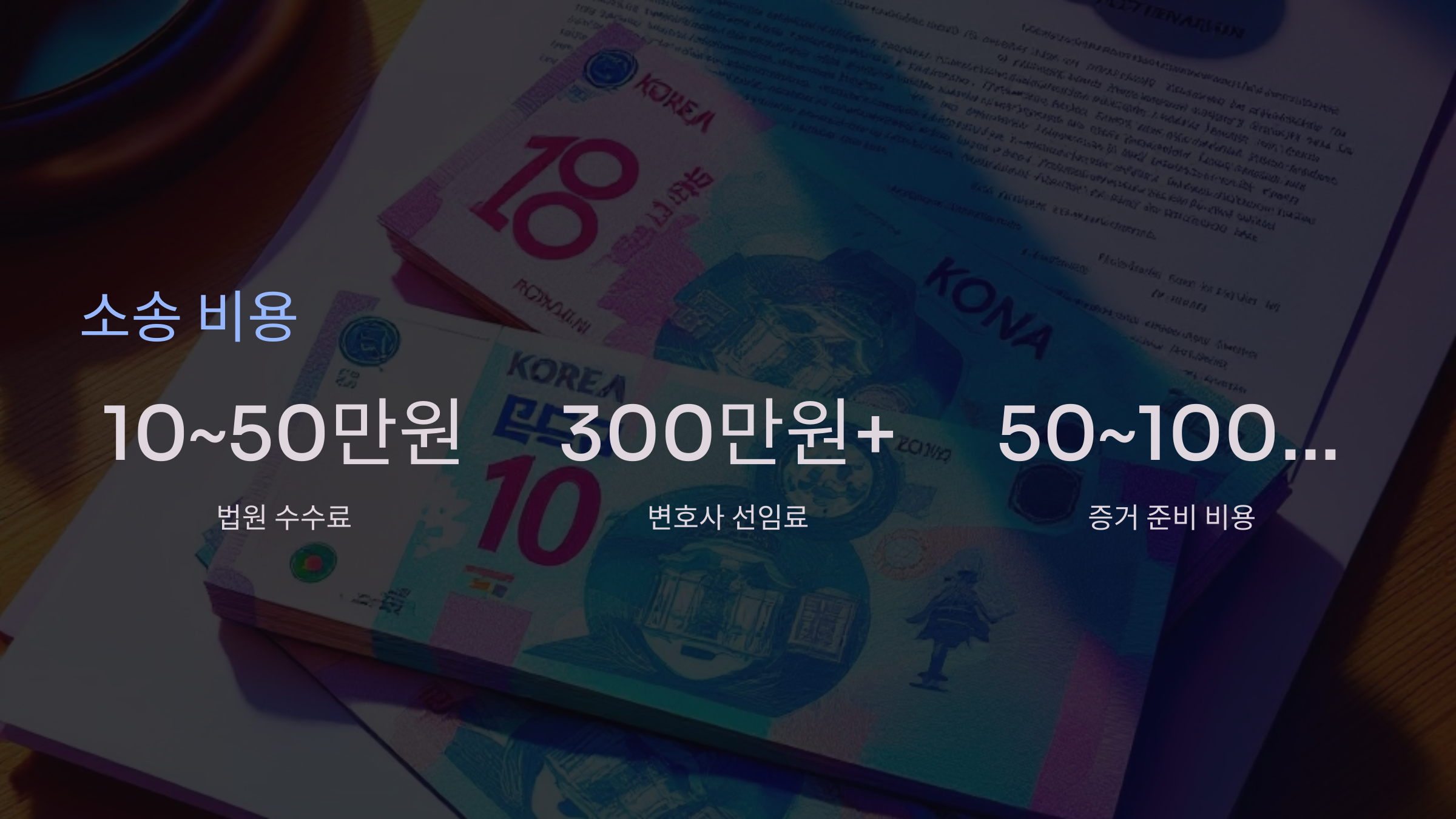 Q4. 소송 비용은 얼마나 드나요?