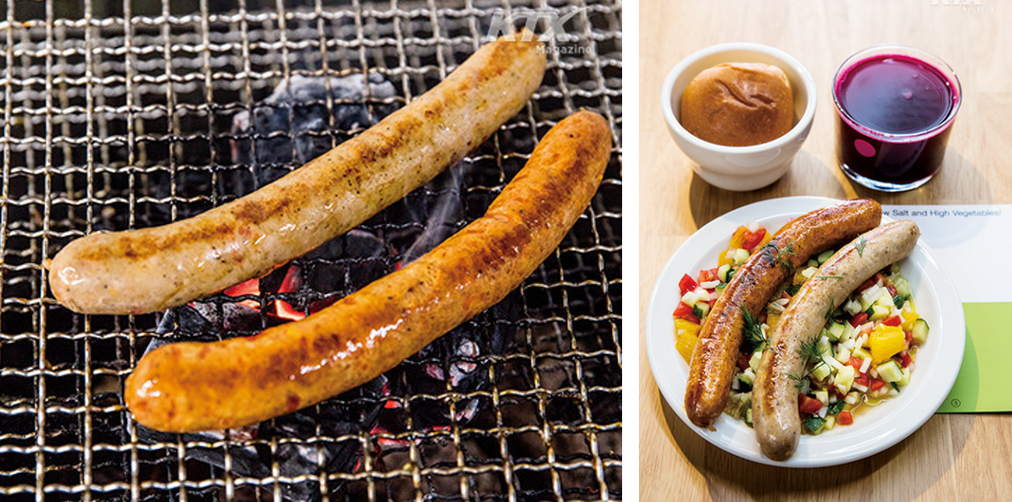 제주 동문공설시장 브라운워크룸 소시지 메뉴 사진 (출처 : KTX)