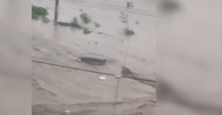 태풍 갈매기 피해 장면