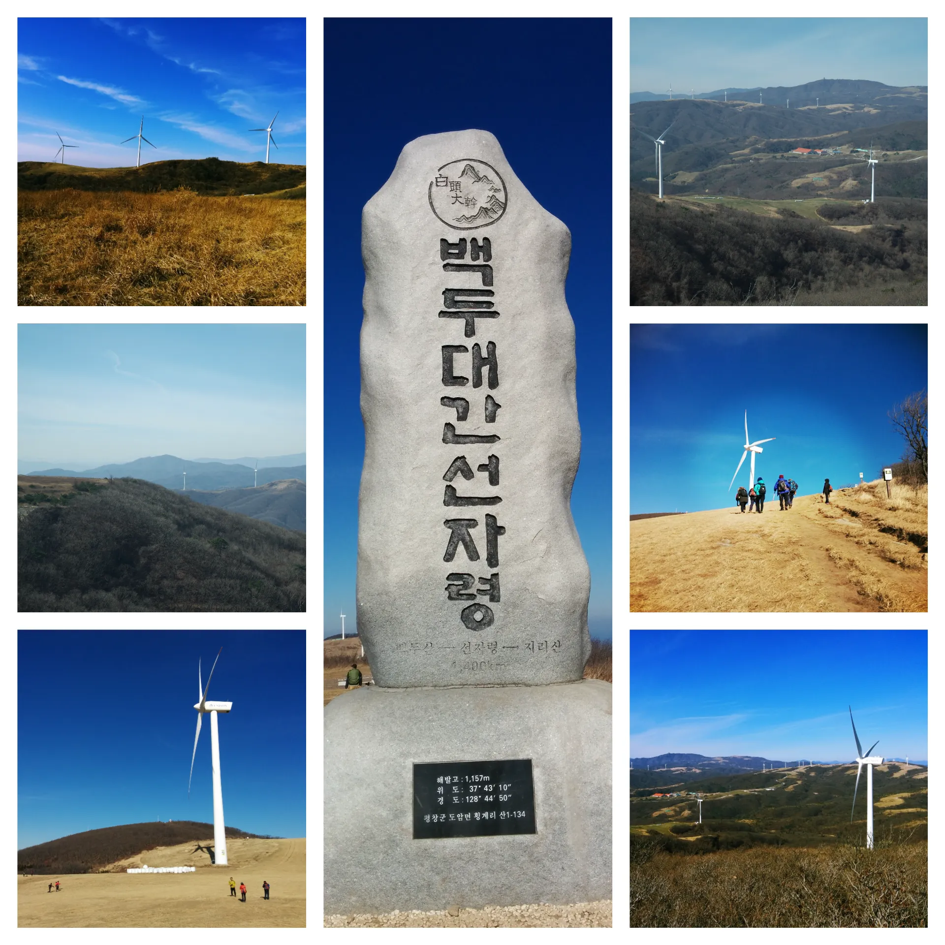 가을 강원도 선자령