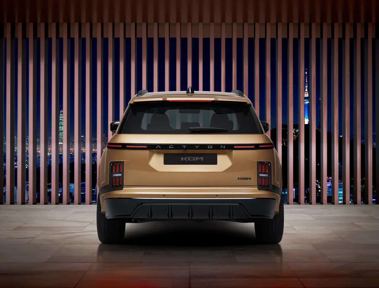 KGM 액티언 이미지 후면