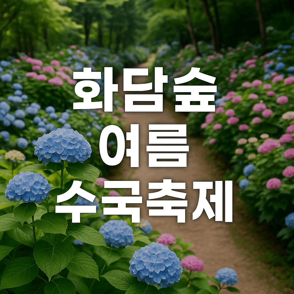 화담숲 여름 수국 축제