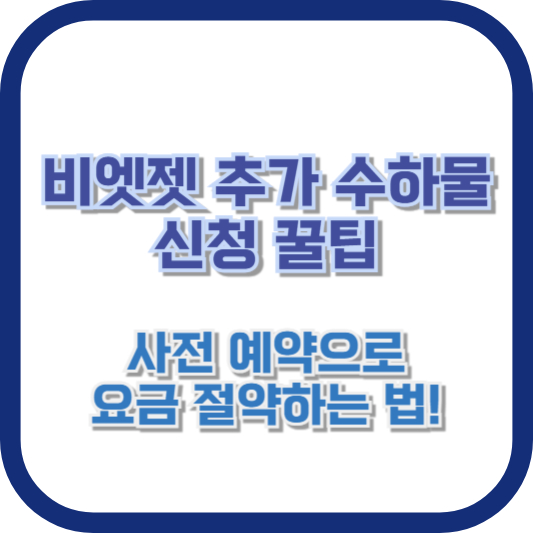 비엣젯 추가 수하물 신청 꿀팁: 사전 예약으로 요금 절약하는 법!