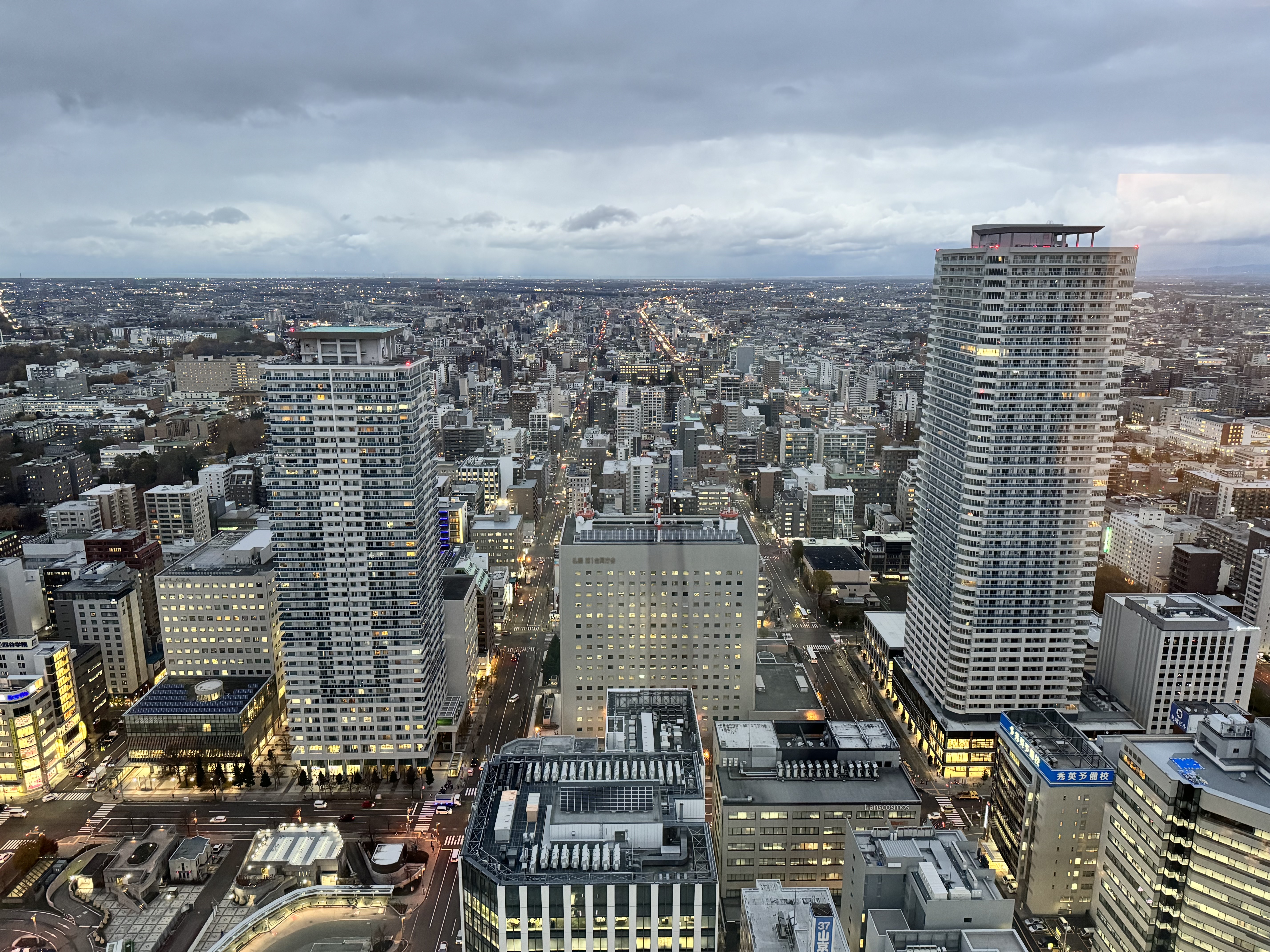 JR타워 전망대 전경