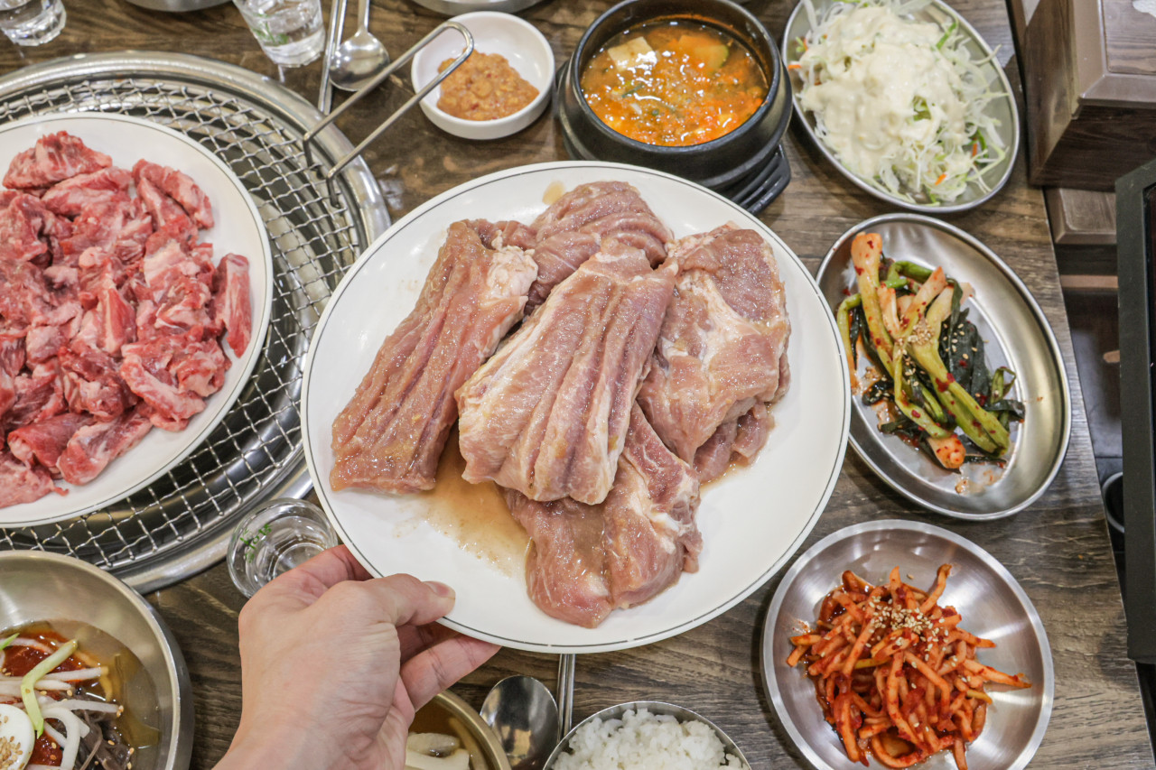 인천 농원숯불왕갈비