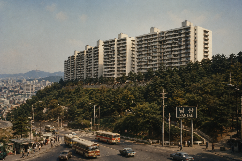 남산에 외인아파트가 있던 시절