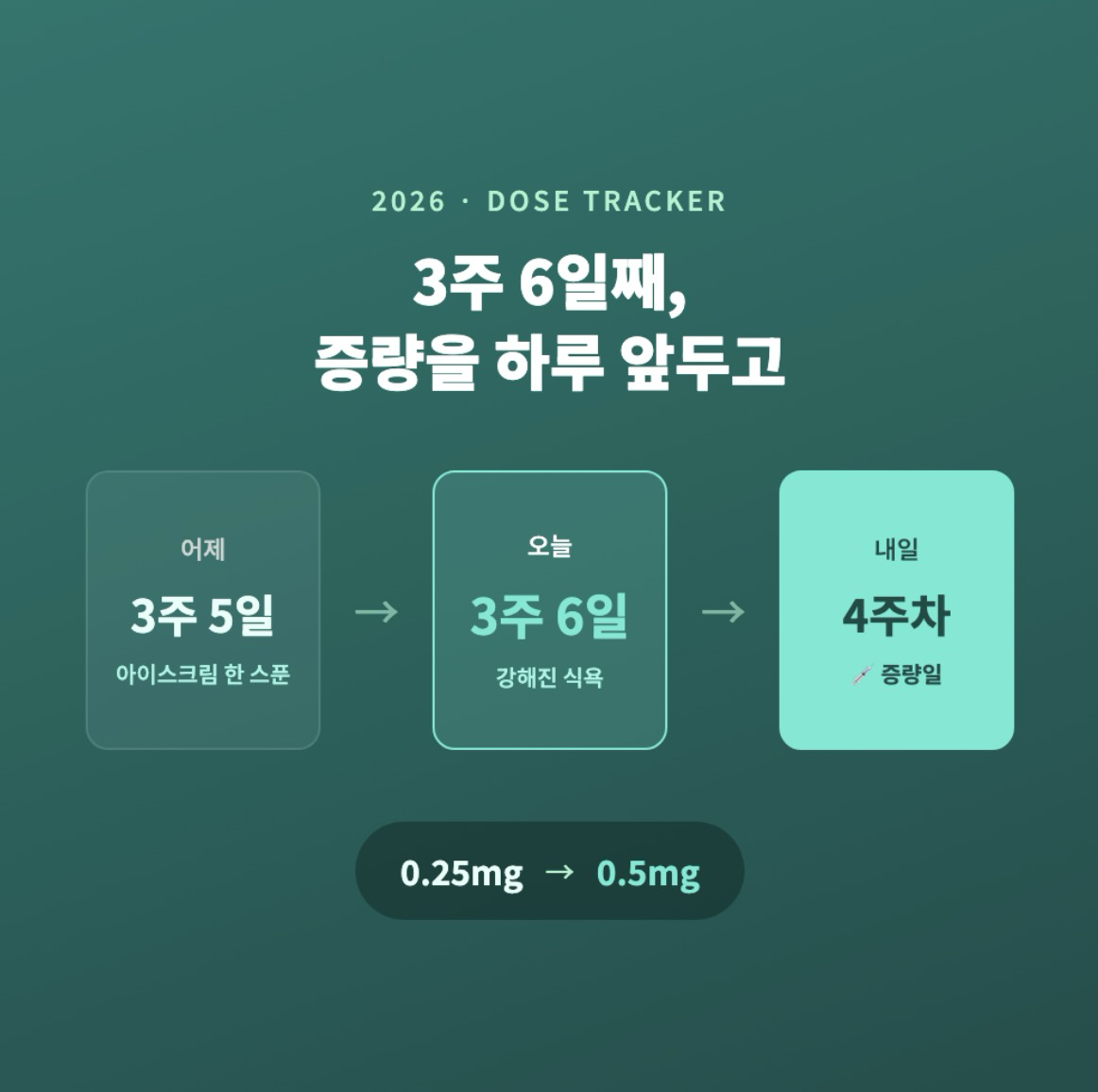 3주 3일차 위고비 증세