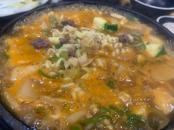 한우고집-된장라면