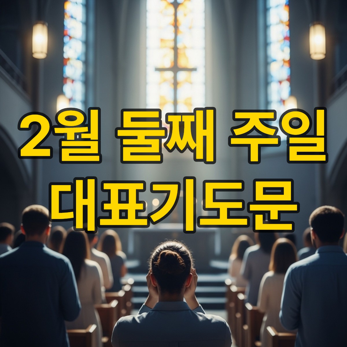 2월 둘째 주일낮예배 대표기도문 핵심포인트