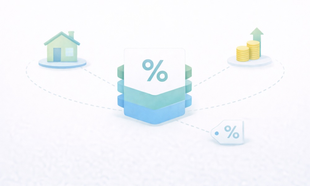 주택담보대출 금리 구조와 기준금리 가산금리 우대금리 흐름을 설명하는 이미지