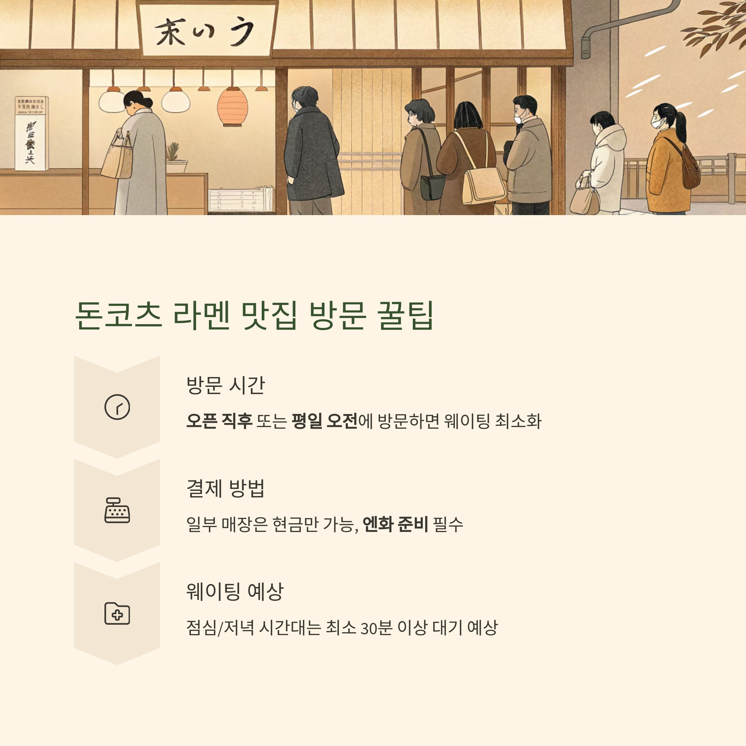 돈코츠 라멘 맛집 방문 꿀팁