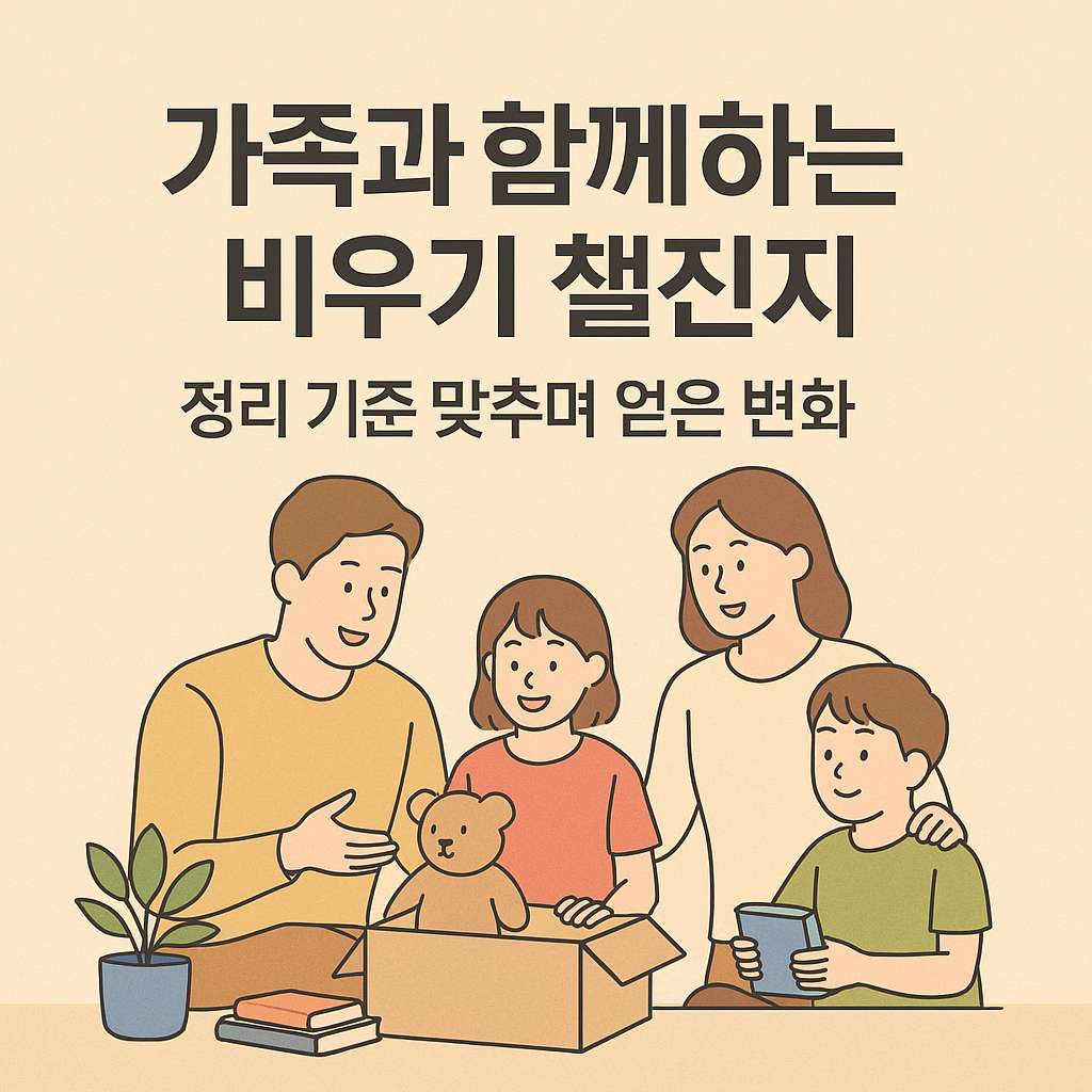 가족과 함께하는 비우기 챌린지
