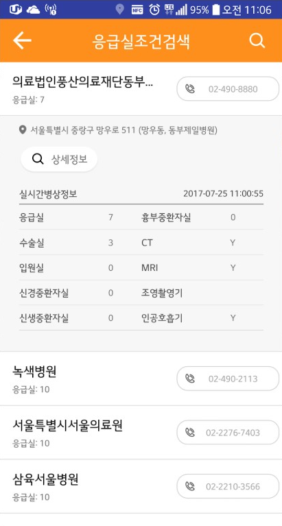 설연휴 병원