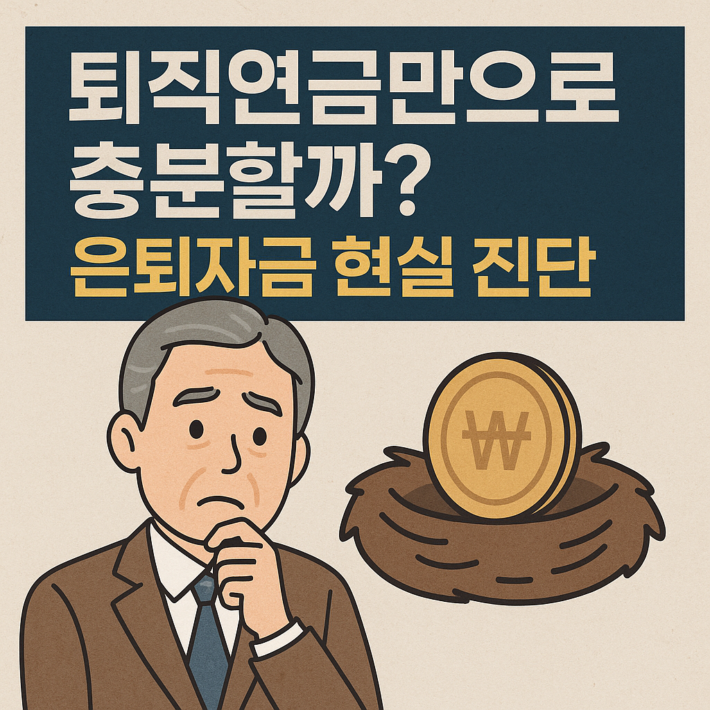 퇴직연금만으로 충분할까? 은퇴자금 현실 진단 관련 사진