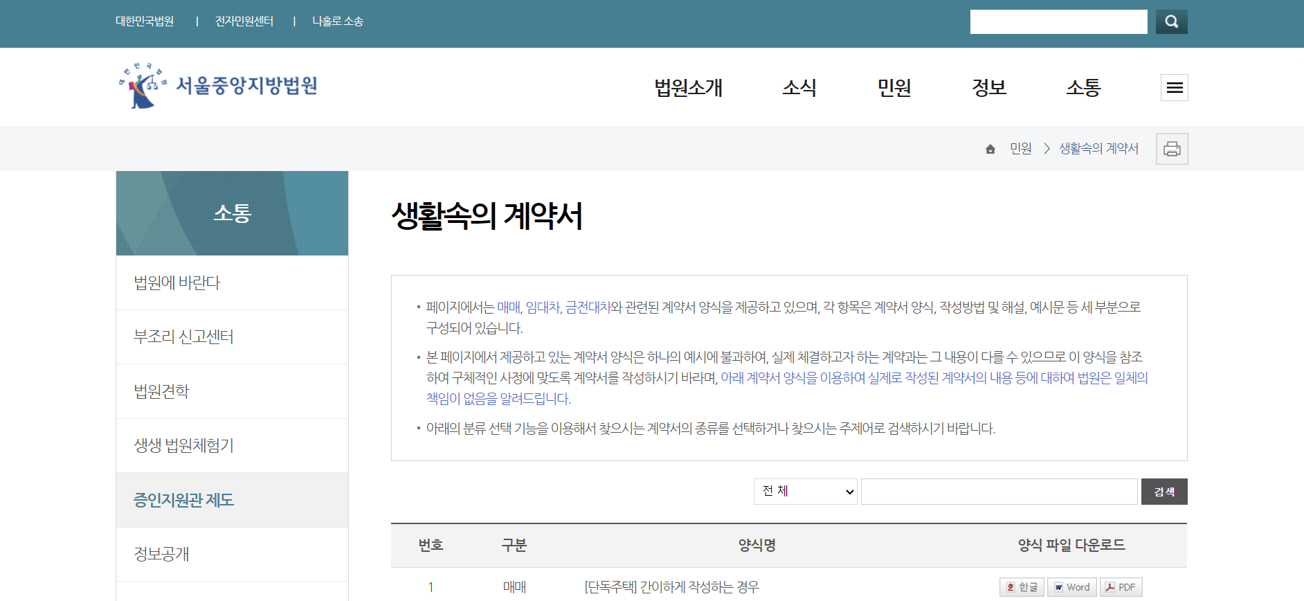 서울중앙지방법원