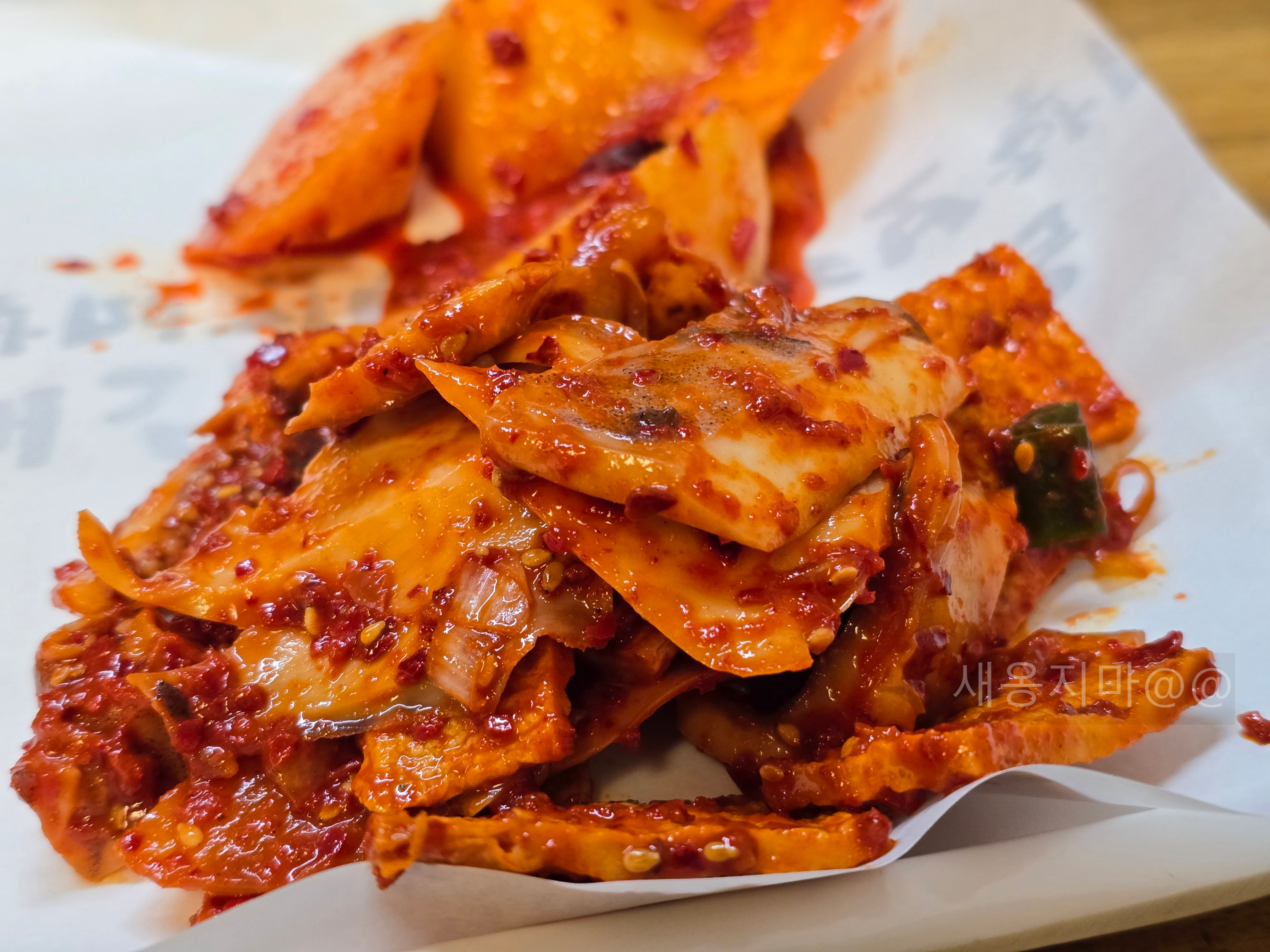충무김밥-오징어-어묵-무침