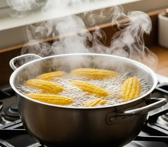 옥수수 삶는법