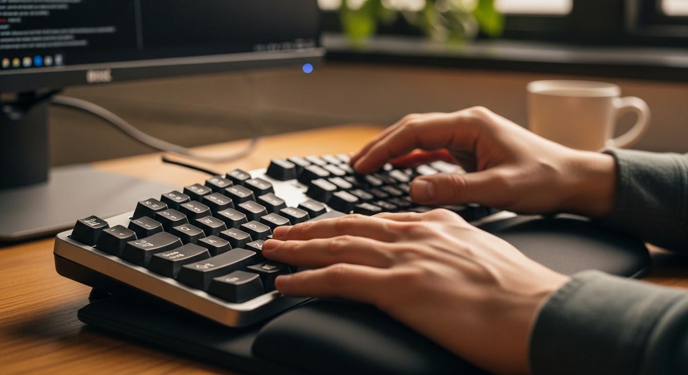 장시간 착용 피로 키보드 문제 해결