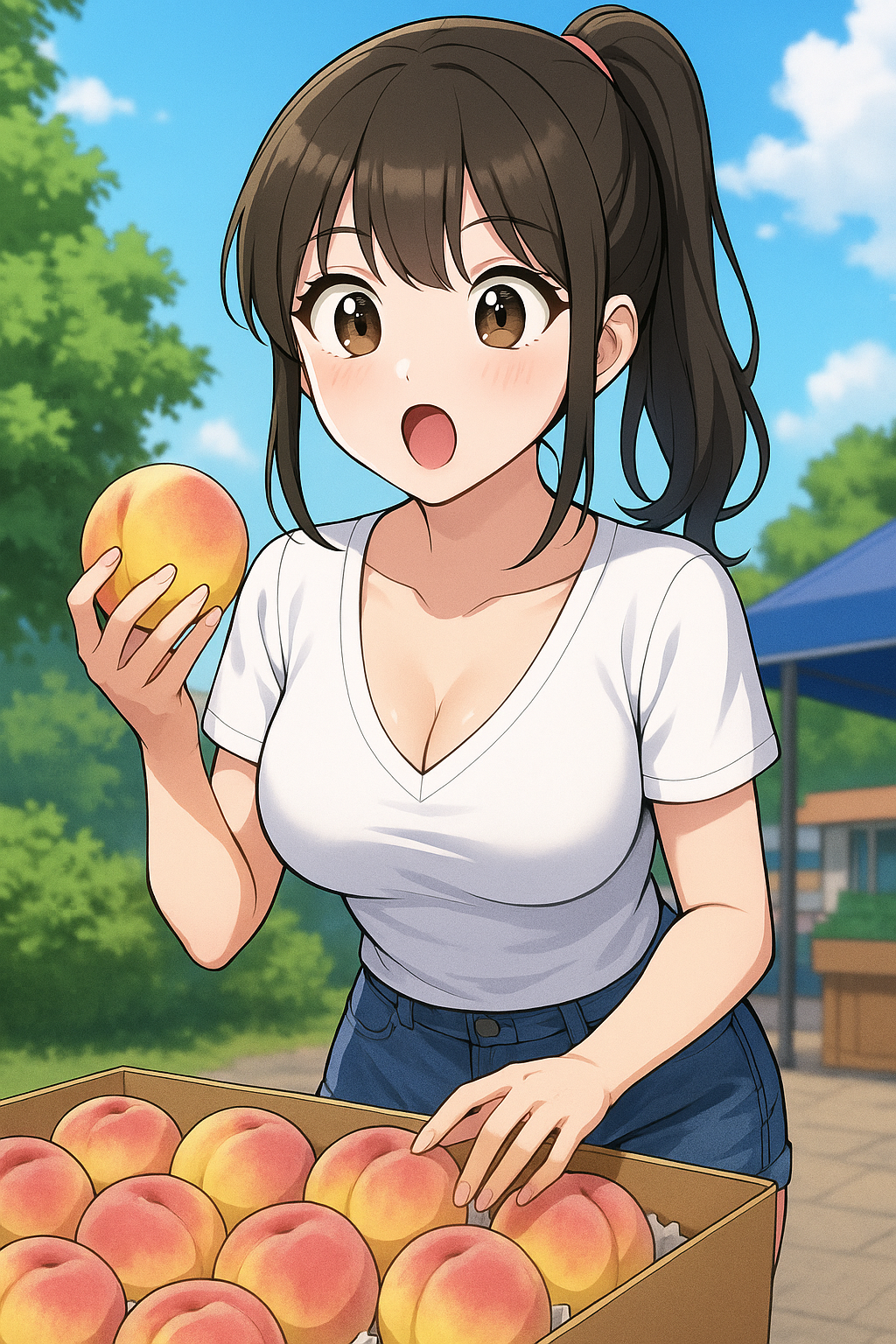 복숭아 잘 고르는법