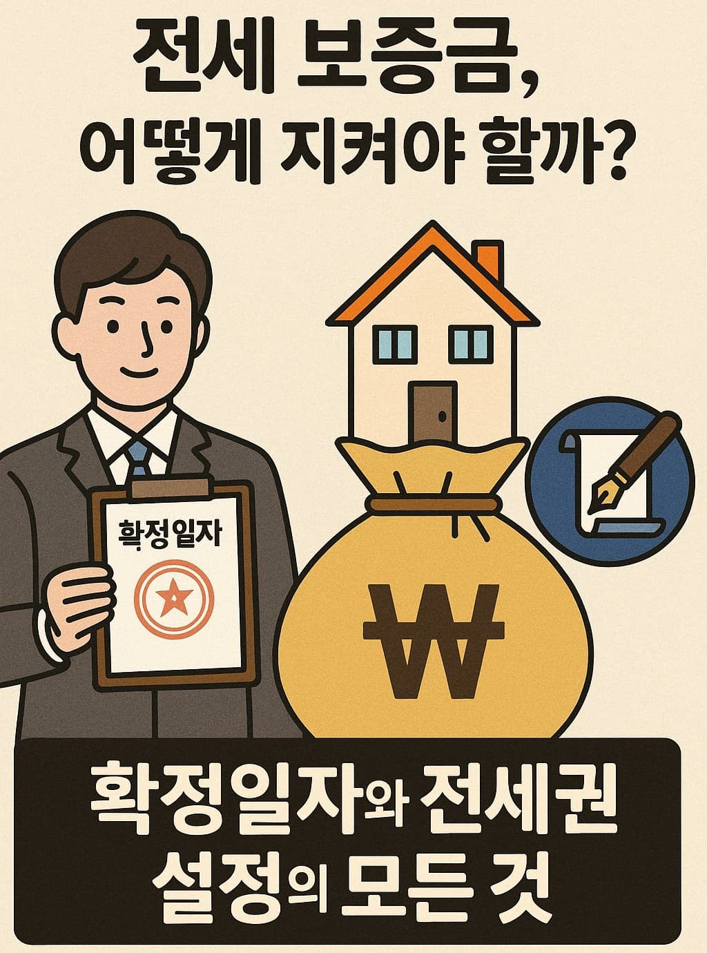 ✍️ 전세 보증금, 어떻게 지켜야 할까? 확정일자와 전세권 설정의 모든 것 (2025년 최신 정보 반영)