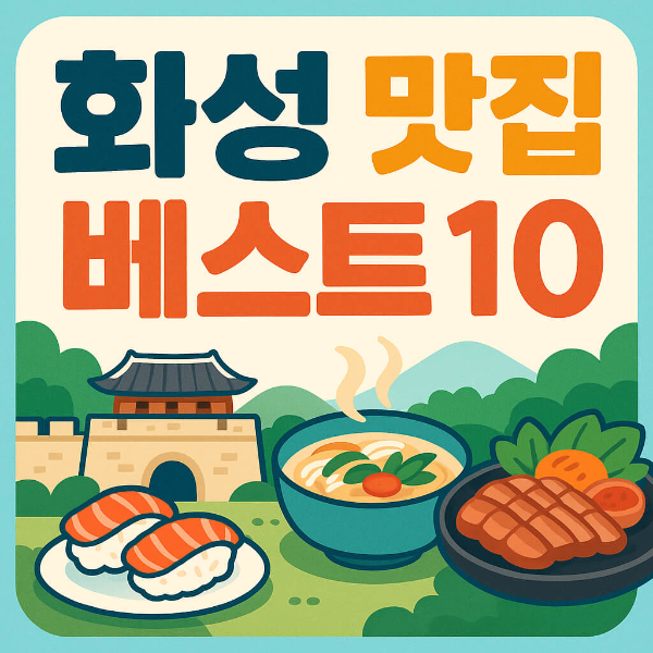 화성 맛집 베스트10