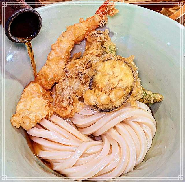 강남 신사 맛집 튀김 비빔우동, 덴푸라 붓카케 우동