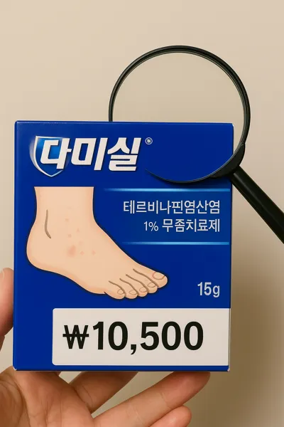 저렴하게 라미실 무좀약 구매하는 법