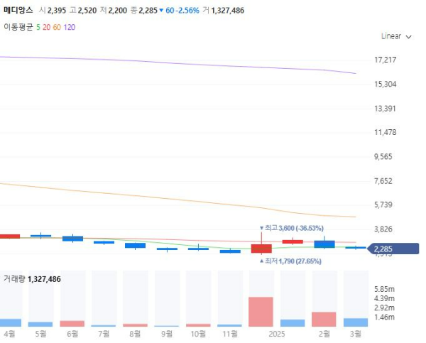 화장지관련주대장주수혜주TOP5_메디앙스