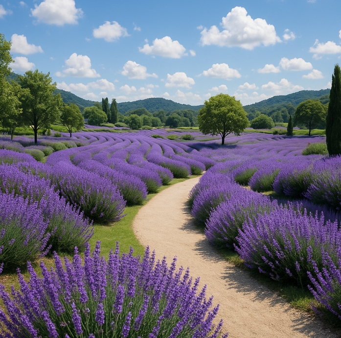 고창청농원 라벤더축제 라벤더정원 모습
