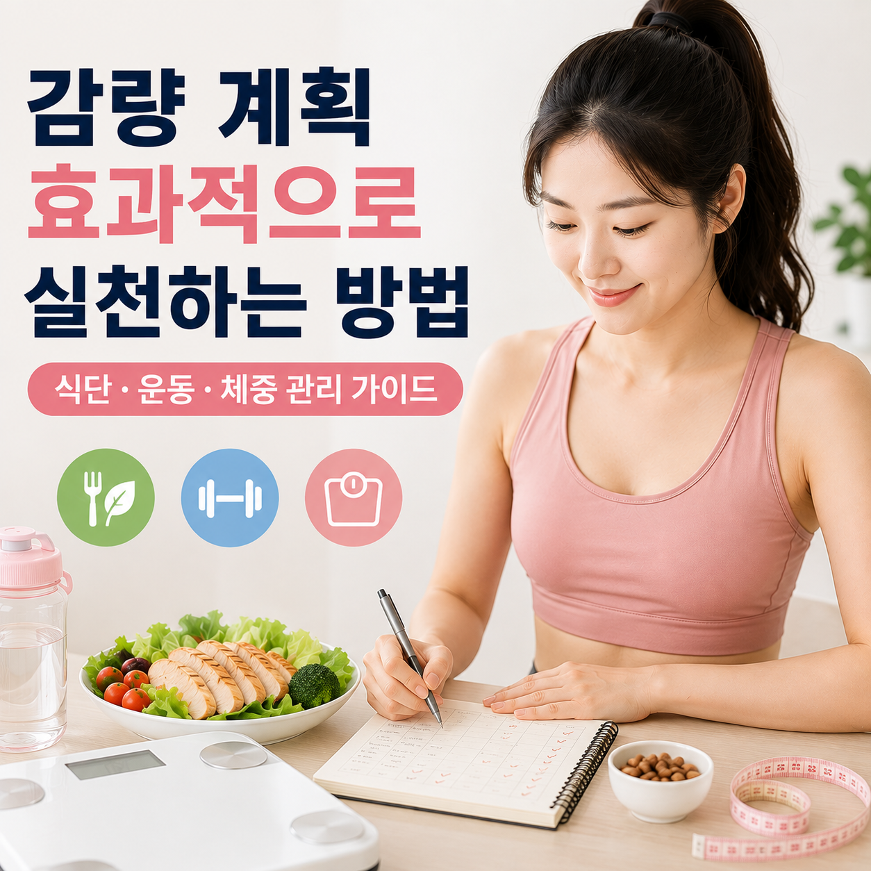 감량 계획 효과적으로 실천하는 방법