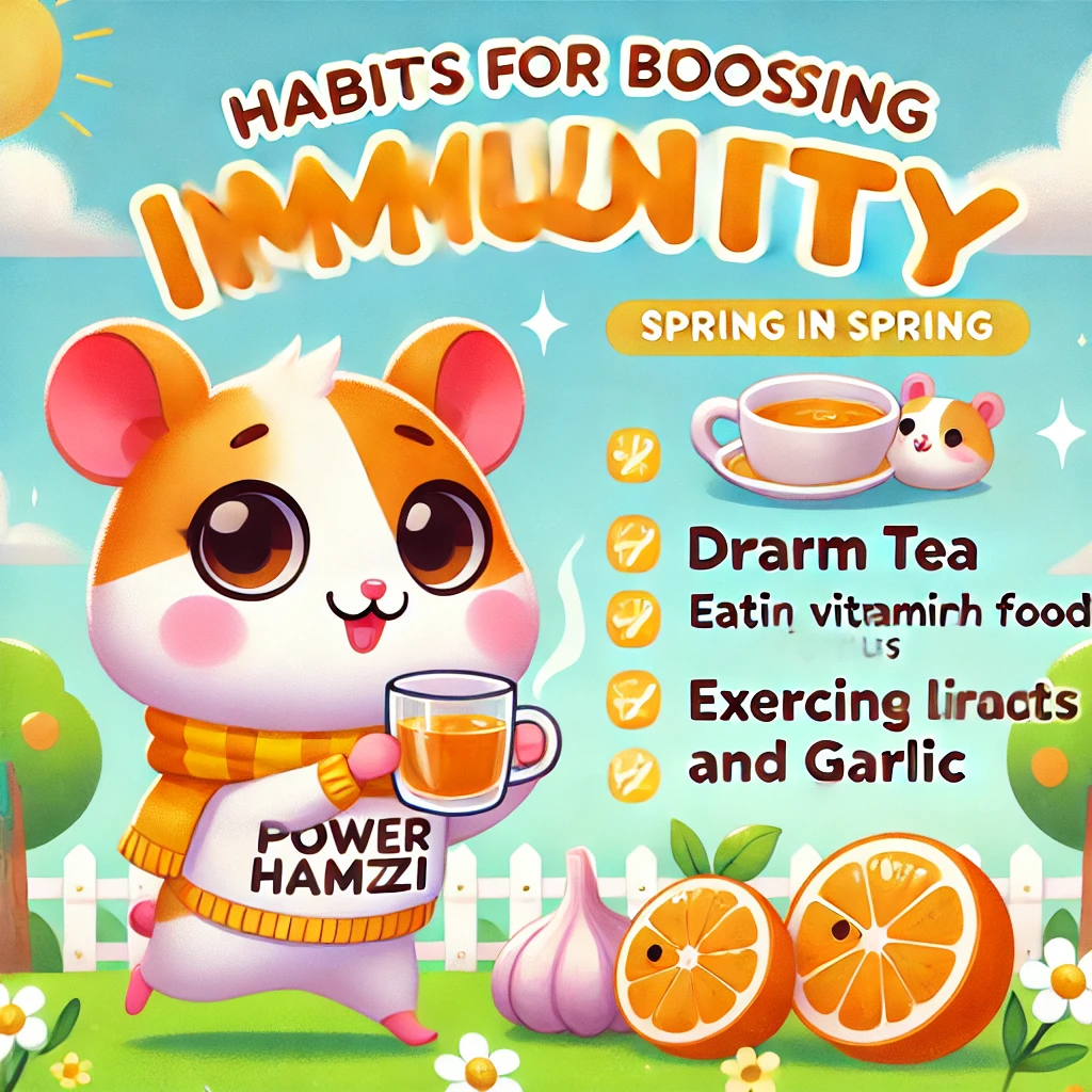 봄철 면역력 강화를 위한 생활습관 소개 썸네일 이미지