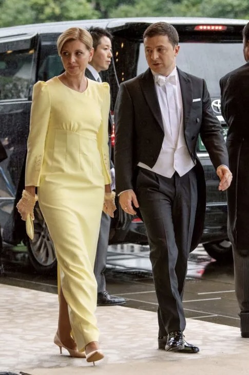 우크라이나 대통령 젤렌스키 부인 아내 올레나 나이 과거 직업