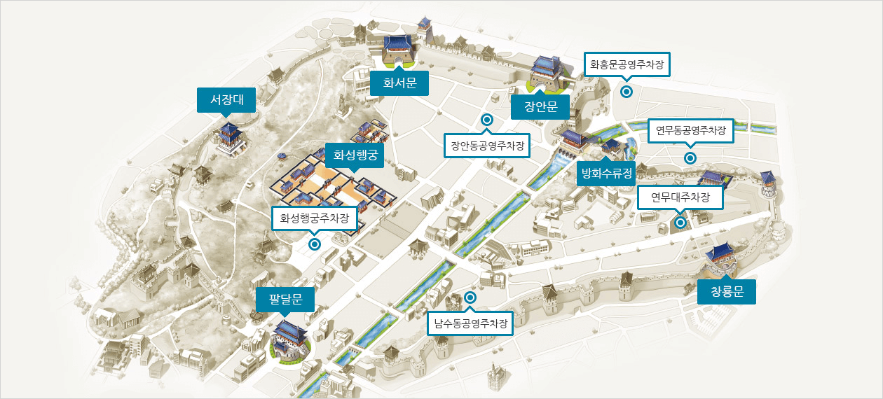 수원 행궁동 공영주차장 정보 및 이용 팁