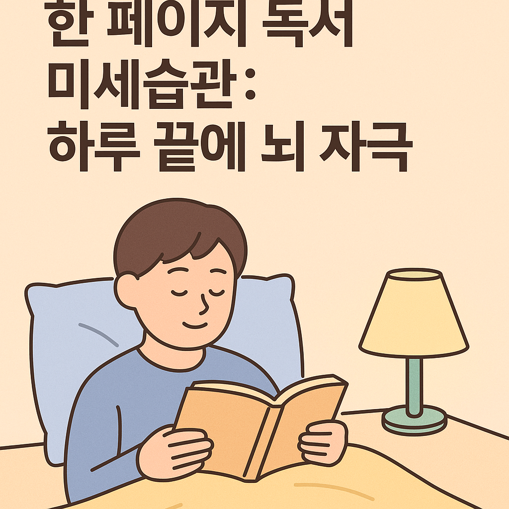 한 페이지 독서 실천하는 사람