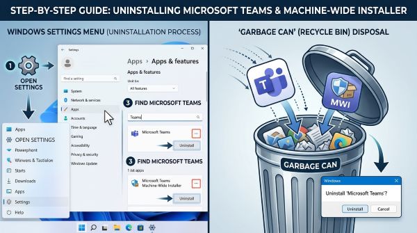 Microsoft Teams 찾아 지우기