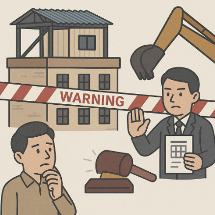 무단 증축 옥탑방의 기준 철거