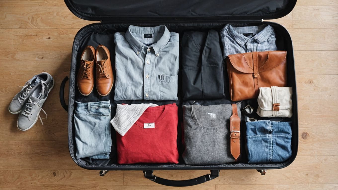 여행가방 짐싸기