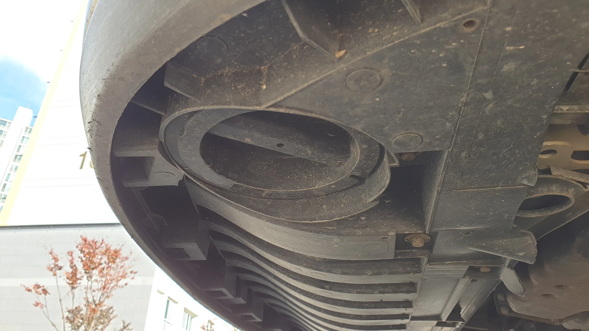 안개등 전구 교환 완료 모습