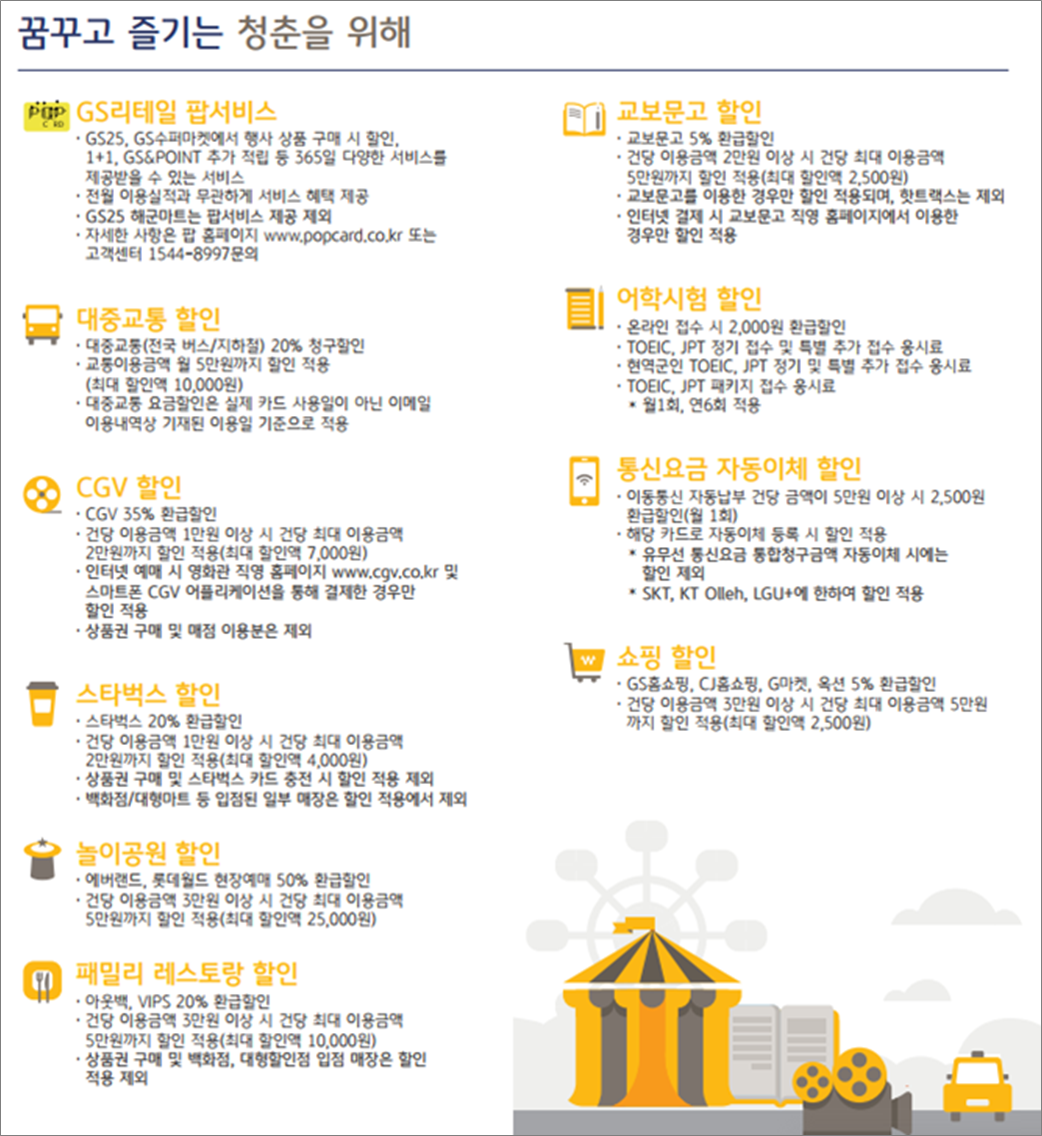 KB나라사랑카드 혜택