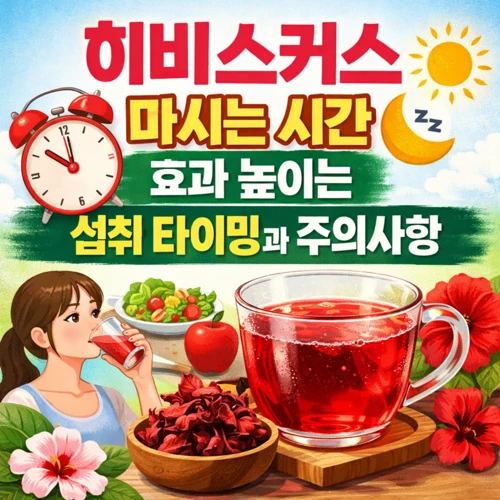 히비스커스 마시는 시간 썸네일