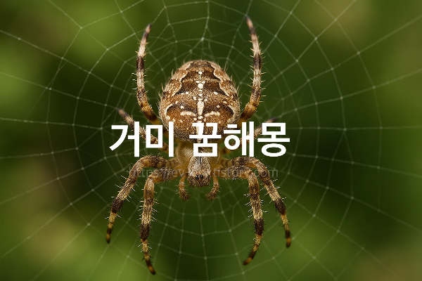거미 꿈해몽
