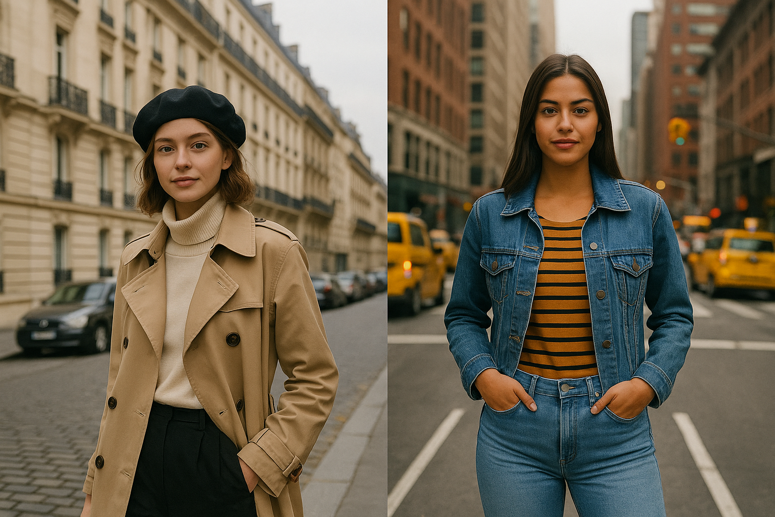 유럽, 미국의 패션과 관련된 사진