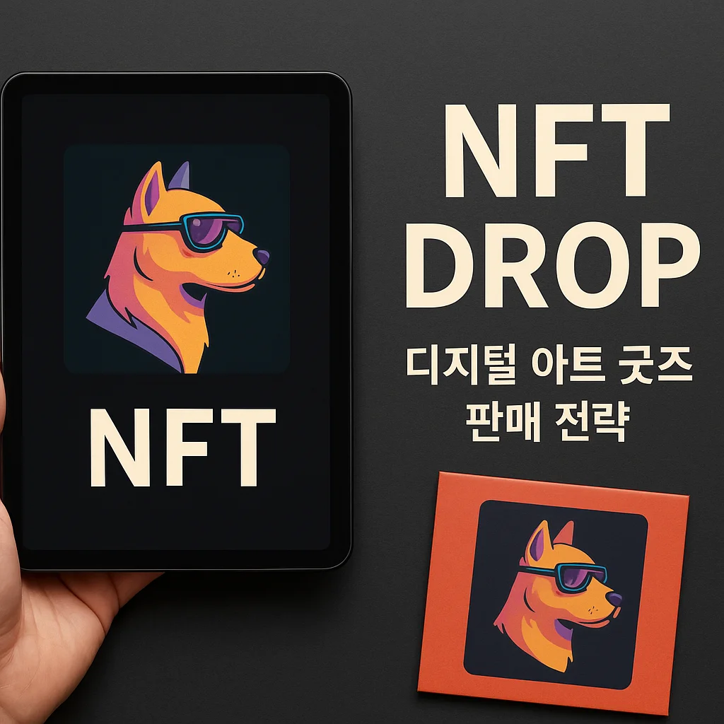 NFT 드롭 디지털 아트 굿즈 대표 썸네일
