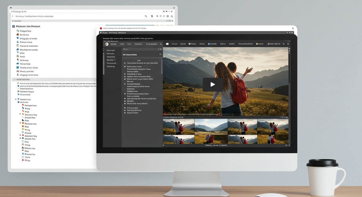 블로그 콘텐츠를 자동 영상화하는 Pictory 작업 화면
