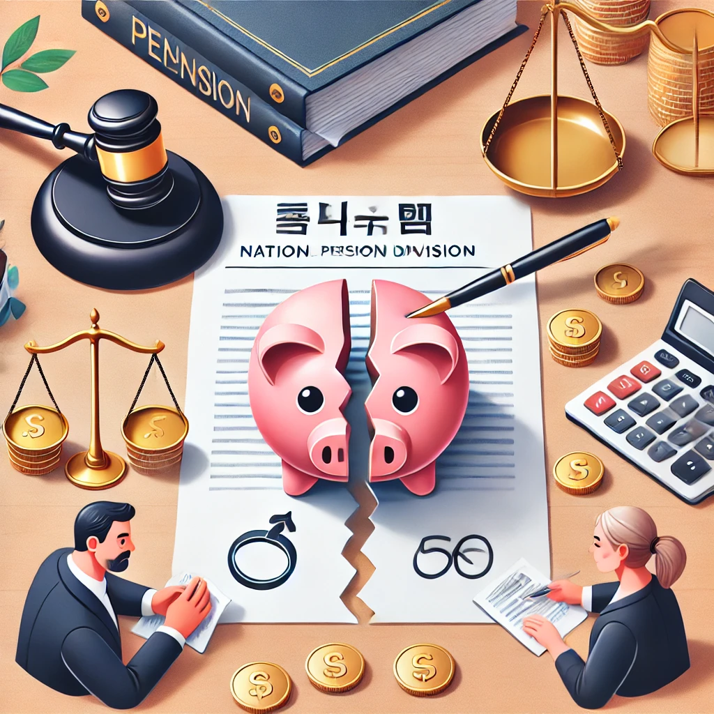 이혼 시 국민연금 분할에 대한 이미지