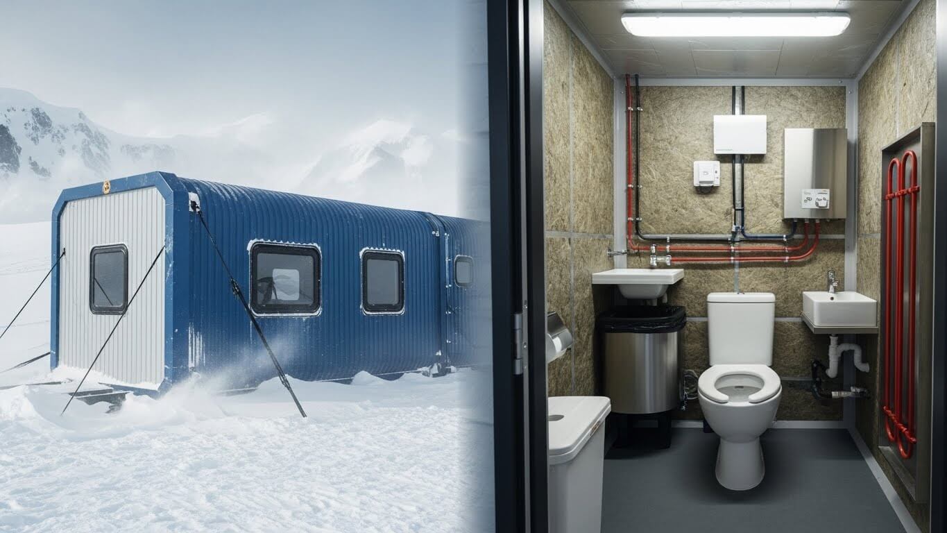 '남극 기지의 화장실은 어떤 구조일까?' 관련 사진