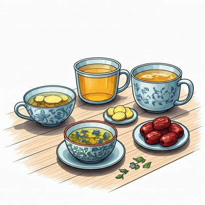 생강차, 대추차