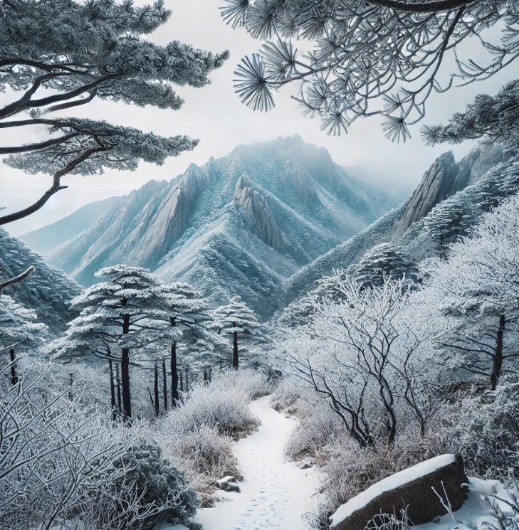 호룡곡산의 자연경관 사진